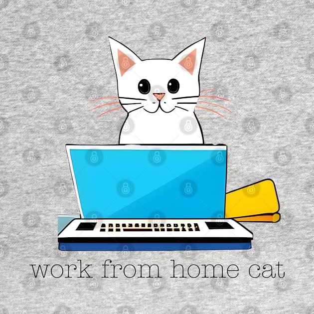 Wfh Cat by geeklyshirts